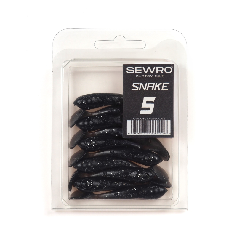 SNAKE ST - 5 CM SCHWARZ PACKUNG MIT 10 STÜCK