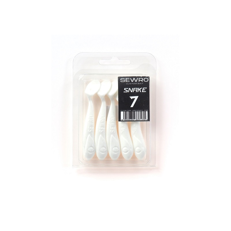 SNAKE ST - 7 CM WHITE PACK OF 5 PIECES