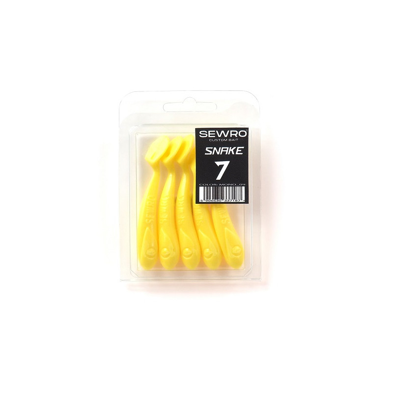 SNAKE ST - 7 CM YELLOW PACK OF 5 PIECES